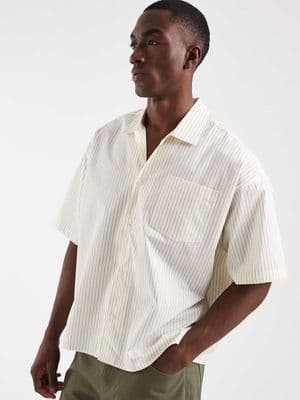 Jack & Jones boxy poplin shirt