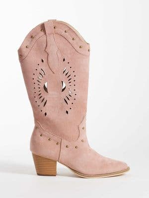 Glamorous western knee boots
