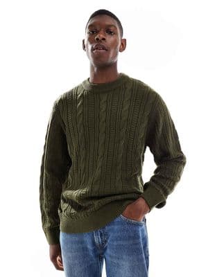 JJ Rebel cable knit sweater