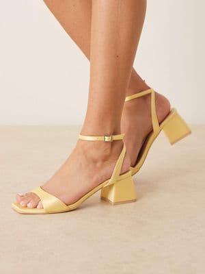 Be Mine Bridal Ammie low block heeled sandals