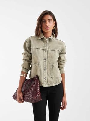 JDY boxy denim jacket