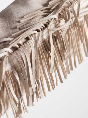 Glamorous western fringe knee boots