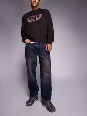 Aape by A Bathing Ape loose fit denim jeans