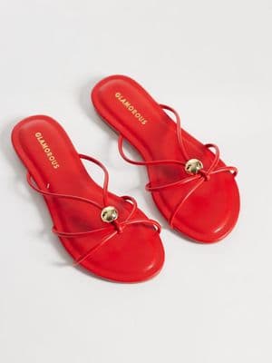 Glamorous flat sandals