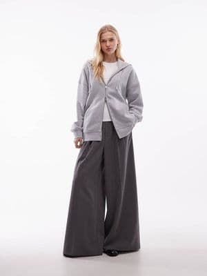 ARKET zip up heavyweight hoodie