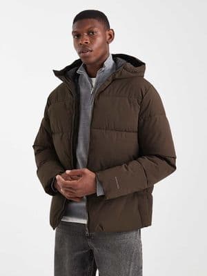Jack & Jones hooded puffer jacket