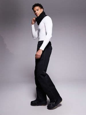 Threadbare ski pants