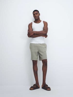 Jack & Jones ribbed muscle fit tank top