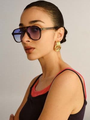 Le Specs Tragic Magic aviator sunglasses