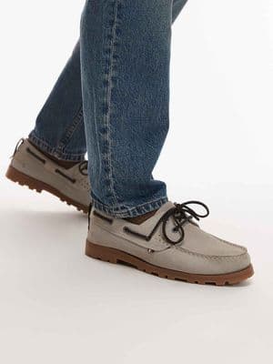 Tommy Hilfiger suede boat shoes