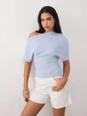Gina Tricot soft asymmetric top