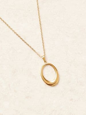 Lost Souls cutout large pendant necklace