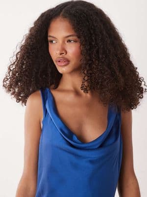 JDY cowl neck satin maxi dress