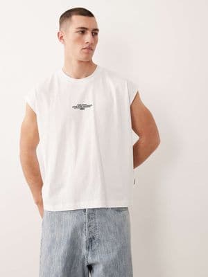 Jack & Jones front print tank top