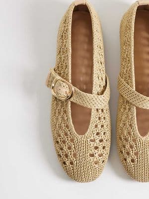 SEQWL woven ballet flats