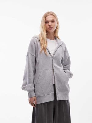 ARKET zip up heavyweight hoodie