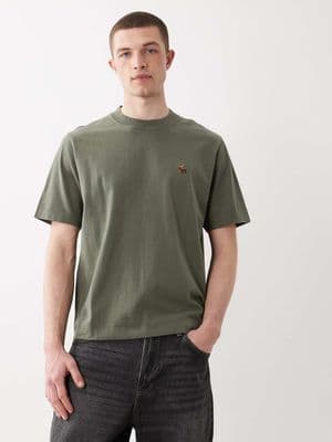 Abercrombie & Fitch icon logo premium heavyweight t-shirt
