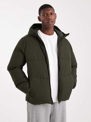 Jack & Jones hooded puffer jacket
