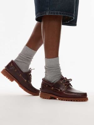 Timberland authentic 3-eye lug boat shoes