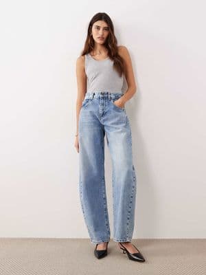 ARRANGE Tova tapered curved leg jeans