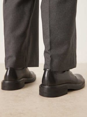 Calvin Klein leather lace up loafers