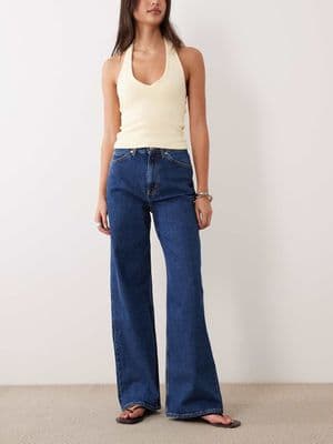 ARKET Lupine high rise wide leg jeans