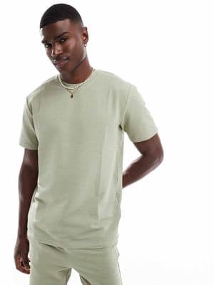 ONLY & SONS short sleeve waffle T-shirt