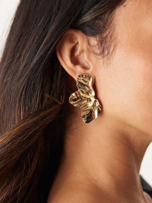 DesignB London flower stud earrings