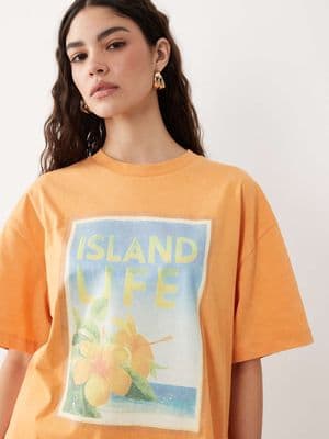 Miss Selfridge oversized T-shirt