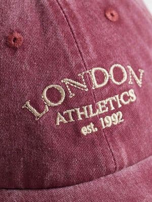 My Accessories London athletics washed cap