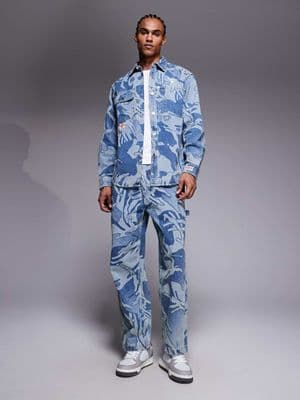 Aape by A Bathing Ape loose fit denim jeans