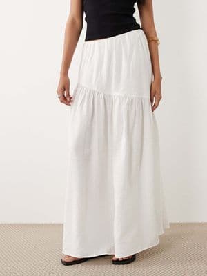 Gina Tricot dropped waist maxi skirt