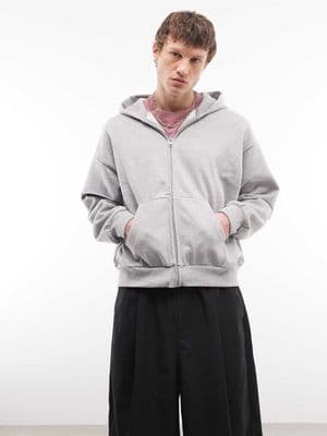 Weekday oversized zip up hoodie