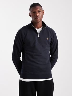 Farah jim 1/4 zip sweatshirt