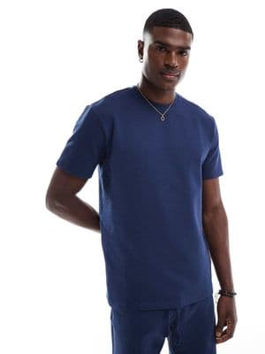 ONLY & SONS short sleeve waffle T-shirt