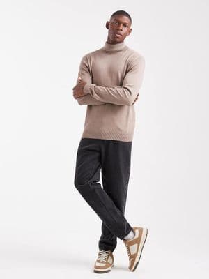 Threadbare roll neck sweater