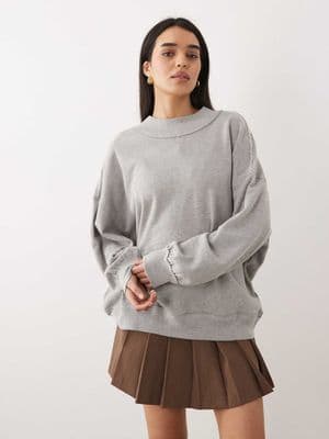 Free People palm springs turtle pullover sweater