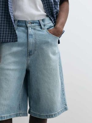 Hollister baggy denim shorts