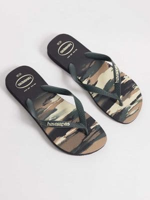 Havaianas top camo flip flops