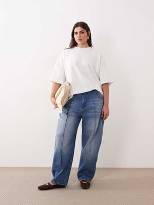 ARRANGE Curve Clover front seam detail jeans
