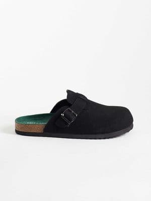 ONLY & SONS faux suede clogs