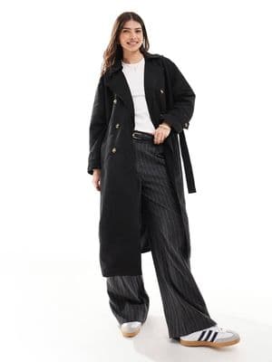 Vero Moda longline belted trench coat