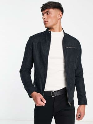 Jack & Jones Essentials biker jacket