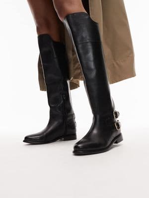 Bronx fe-lise buckle detail riding boot