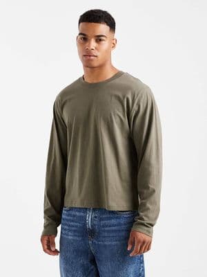 Cotton On cropped fit long sleeve t-shirt