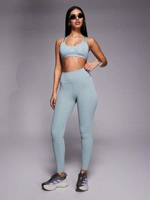 adidas Training ribbed leggings