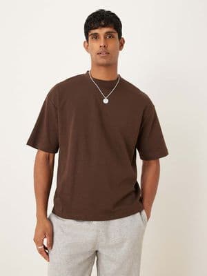 Selected heavyweight oversized T-shirt