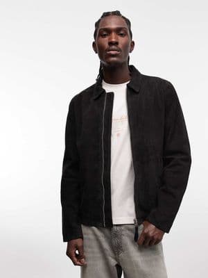 Schott real suede harrington jacket