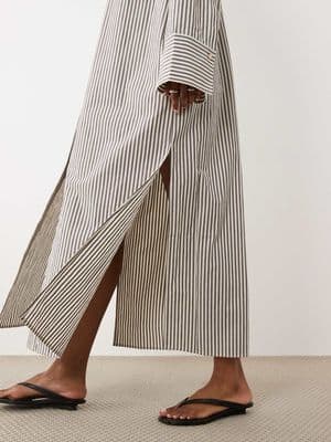 ARKET pure cotton shirt dress