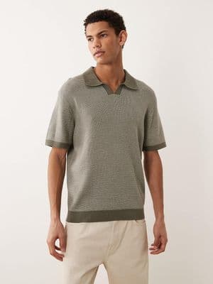 Jack & Jones Premium split neck knit top